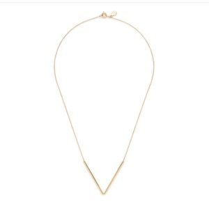 Gorjana Bali Tube Small V Necklace