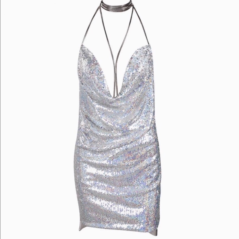 Kylie Jenner inspired Sequin Mini Dress