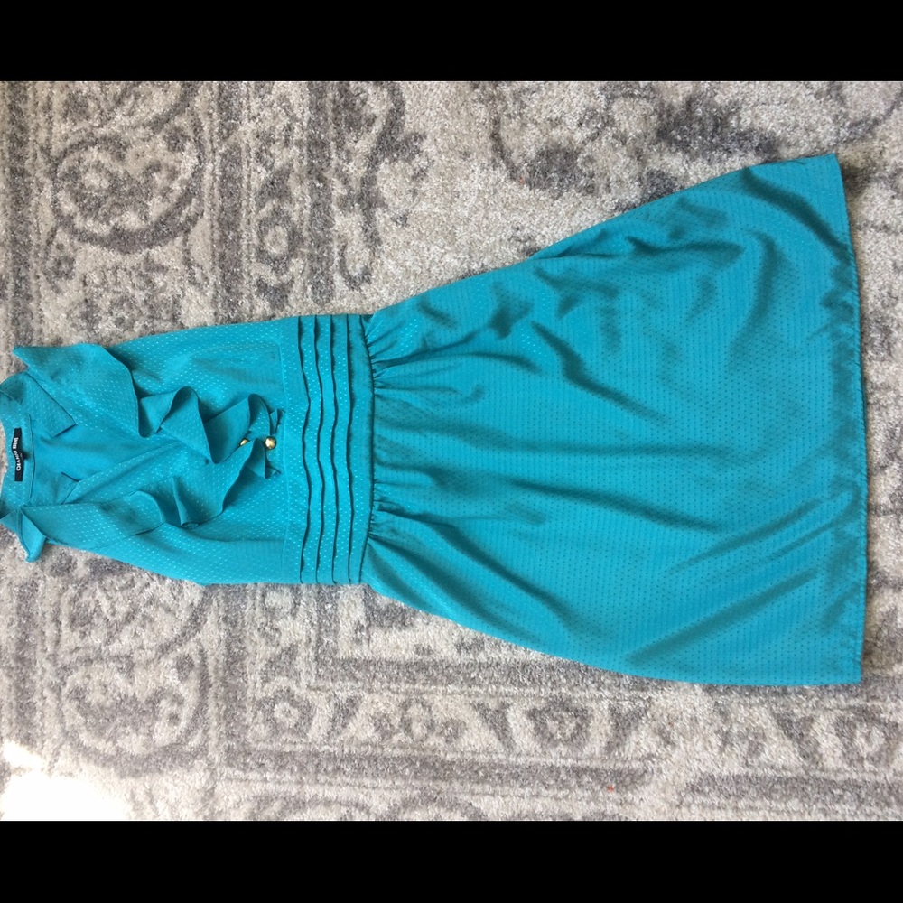 Teal Giannni Bini dress