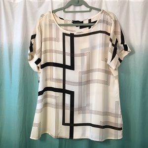 Banana Republic Linear print blouse