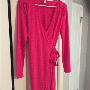 NEVER WORN Pink wrap dress from Old Navy size S