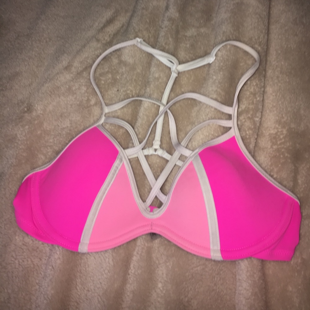 Pink Victoria's Secret bikini top
