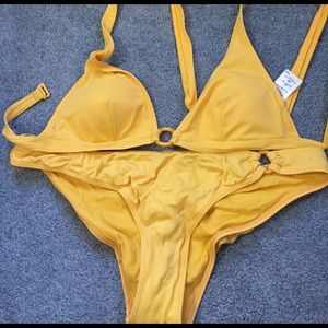 Yellow bikini