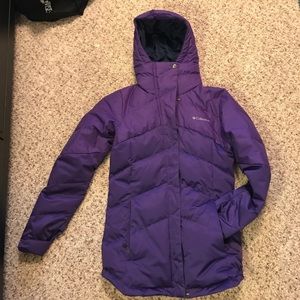 Columbia down jacket with Omni-heat