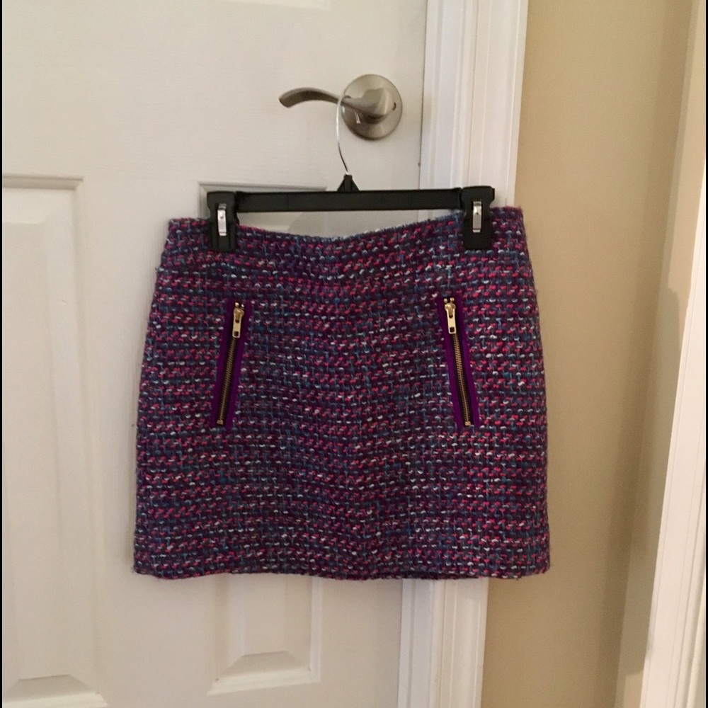 J Crew tweed skirt, size 4