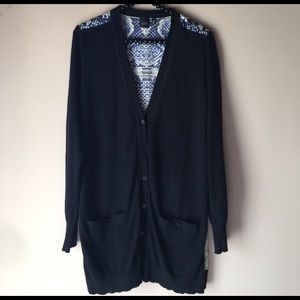 Saks Fifth Avenue long sleeve cardigan