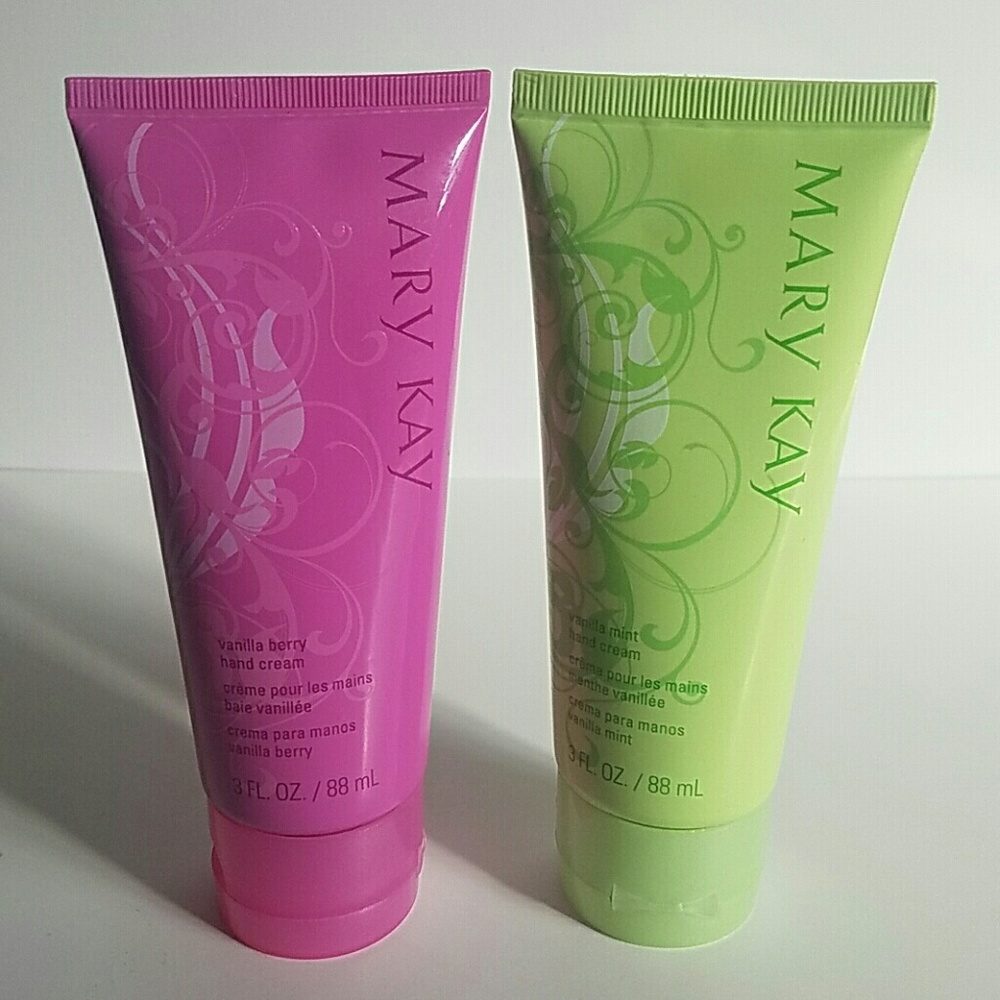Set Of 2 Mary Kay Hand Cream Vanilla Berry-Mint