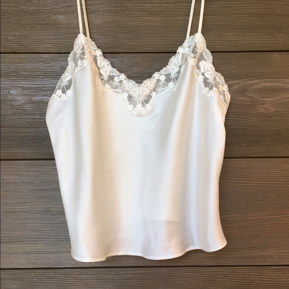 Cream Victoria's Secret silk cami