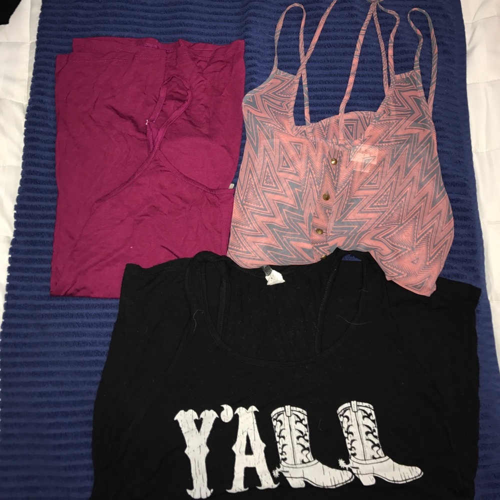 Lot of 3 tank tops