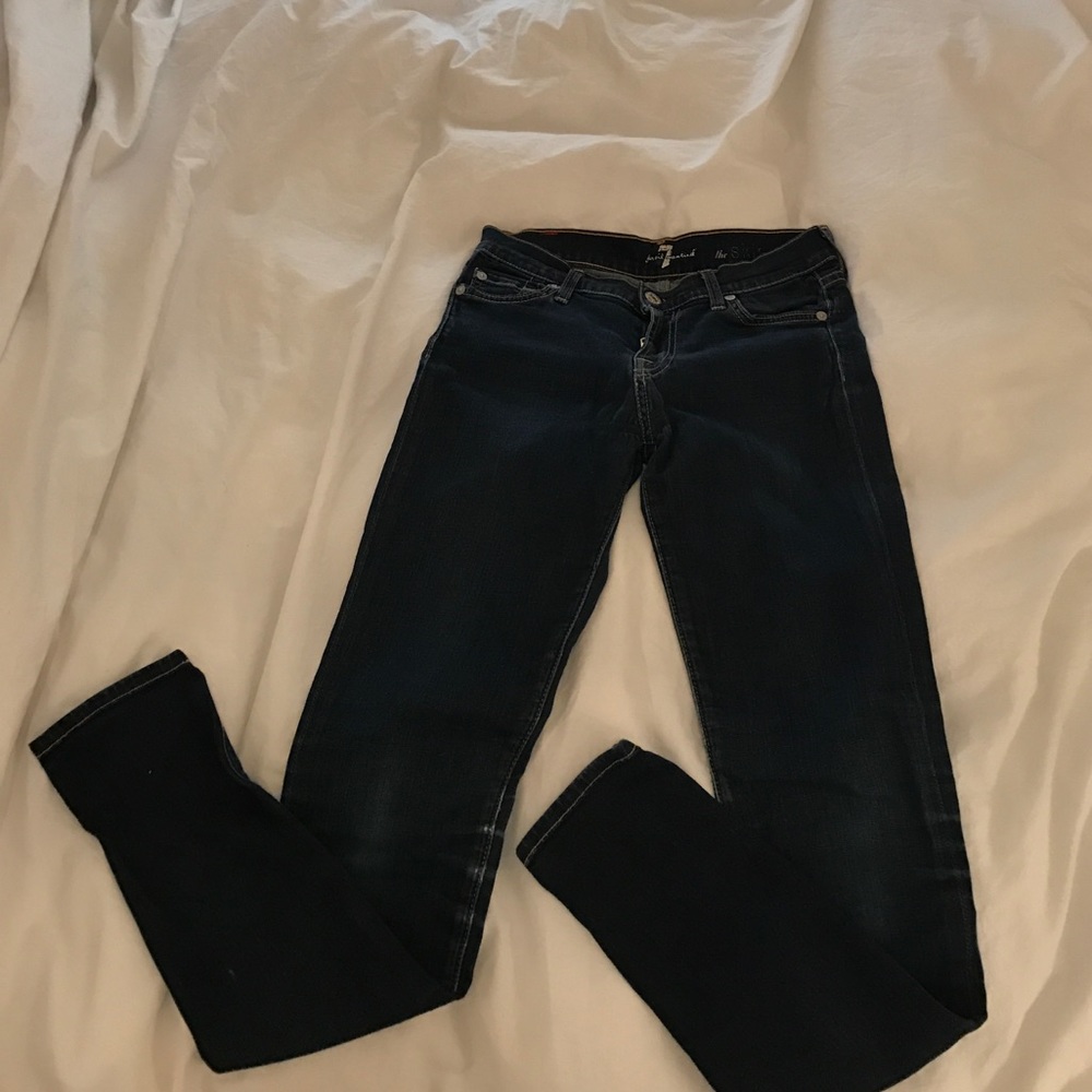 Seven for all mankind "the skinny" jeans size 25