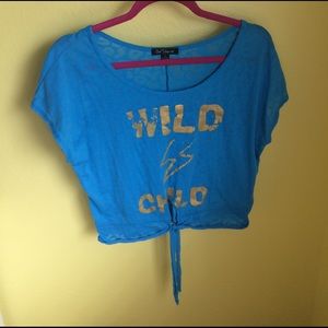 Blue "Wild Child" Shirt
