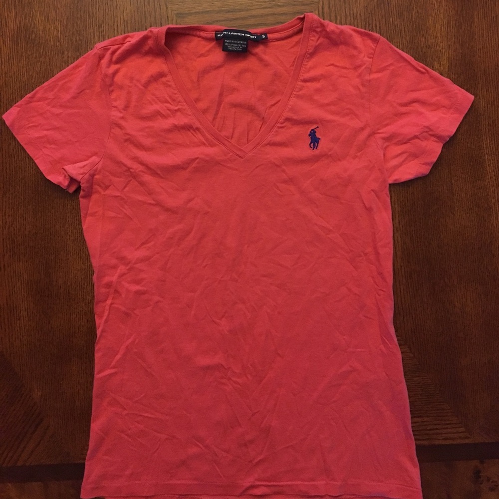 Ralph Lauren V Neck Short Sleeve Shirt