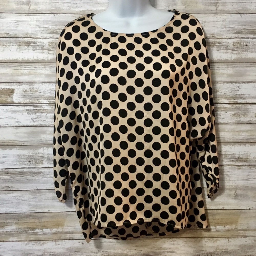 Flowey Polka Dot Blouse