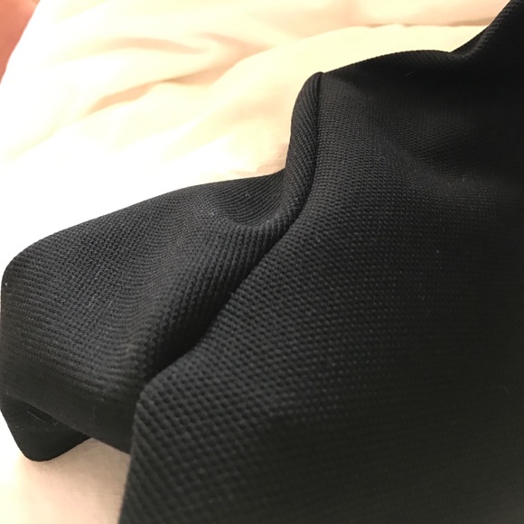 ZARA Wednesday Addams black and white collar dress - Picture 4 of 5