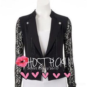 Lace moto jacket 🔥 Price is firm 💋