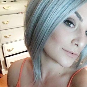 Silver A Symmetrical Wig
