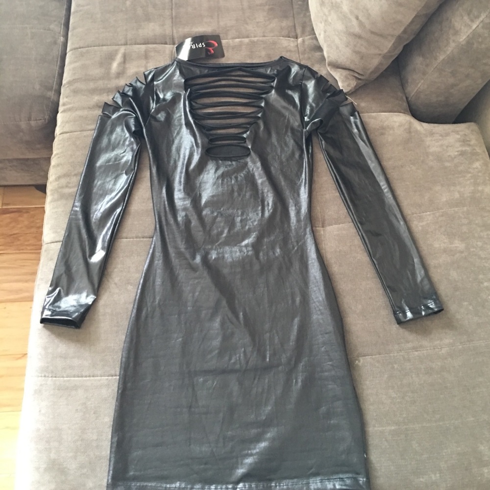 Black sexy lingerie dress