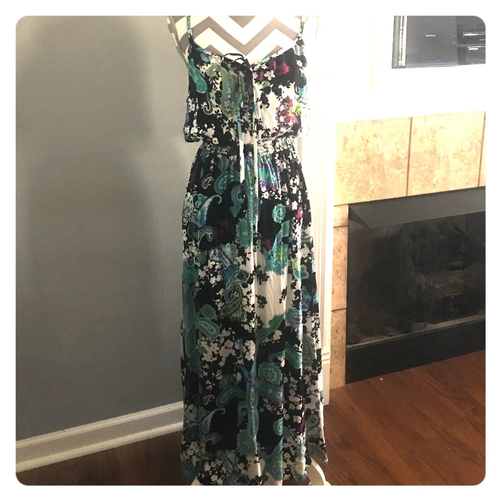 🐣🐰Easter maxi dress. Sz Large. EUC.