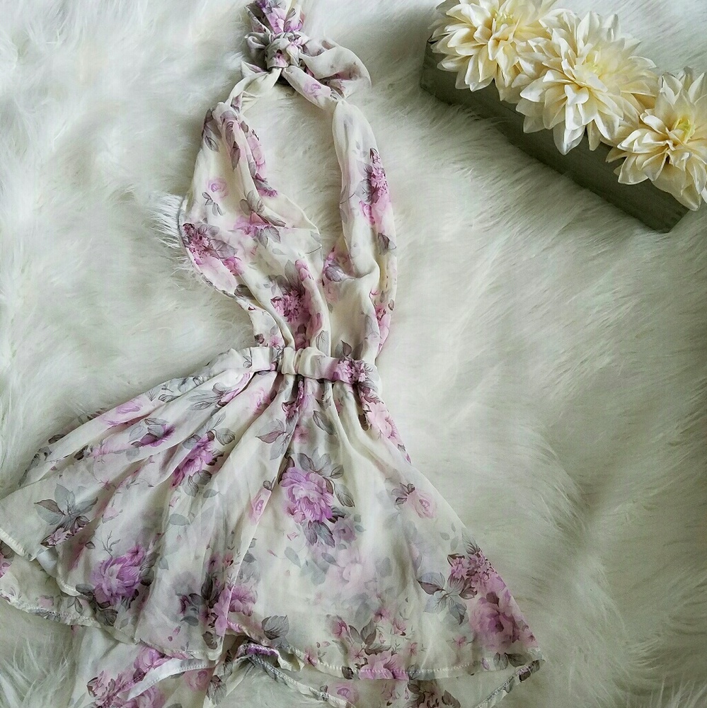 Floral Multi Wrap Romper
