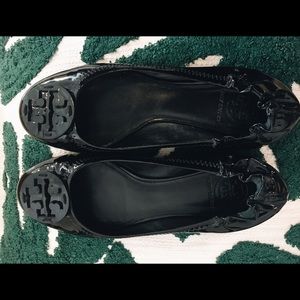 TORY BURCH black flats