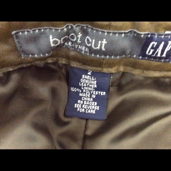 Boot-cut leather pants - Picture 2 of 2