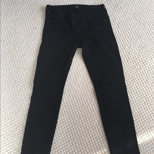 Citizen of humanity black straight leg jean