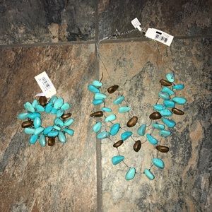 New turquoise necklace and bracelet