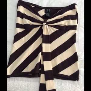 INC strapless top