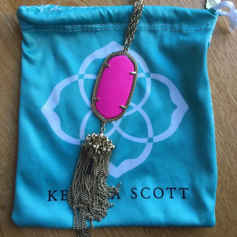 Pink Kendra Scott Rayne necklace