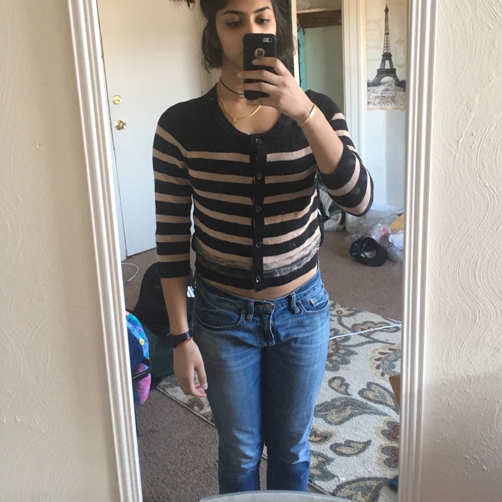 Striped Cardigan