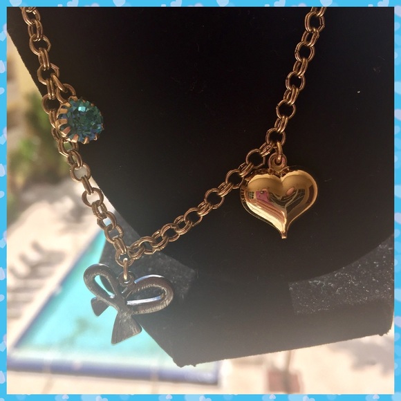 Betsey Johnson Heaven Sent Charm Necklace 32" - Picture 7 of 8