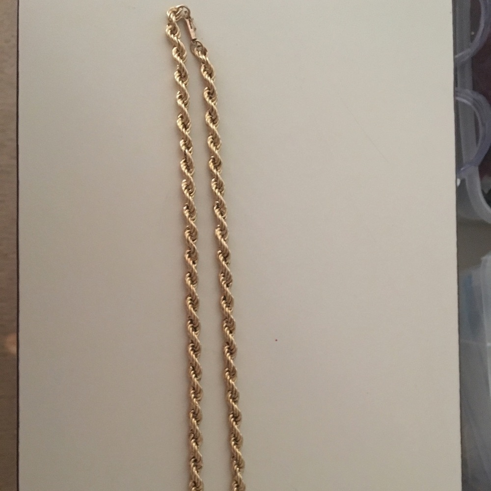 Gold Light Weight 20" Rope Chain