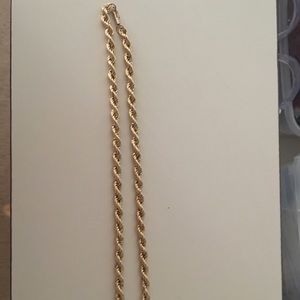 Gold Light Weight 20" Rope Chain
