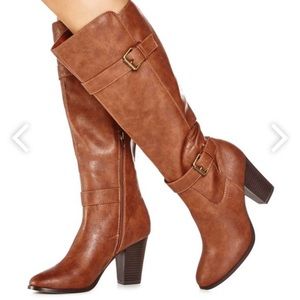 1-DAY ONLY SALE Brown High Heeled Boots