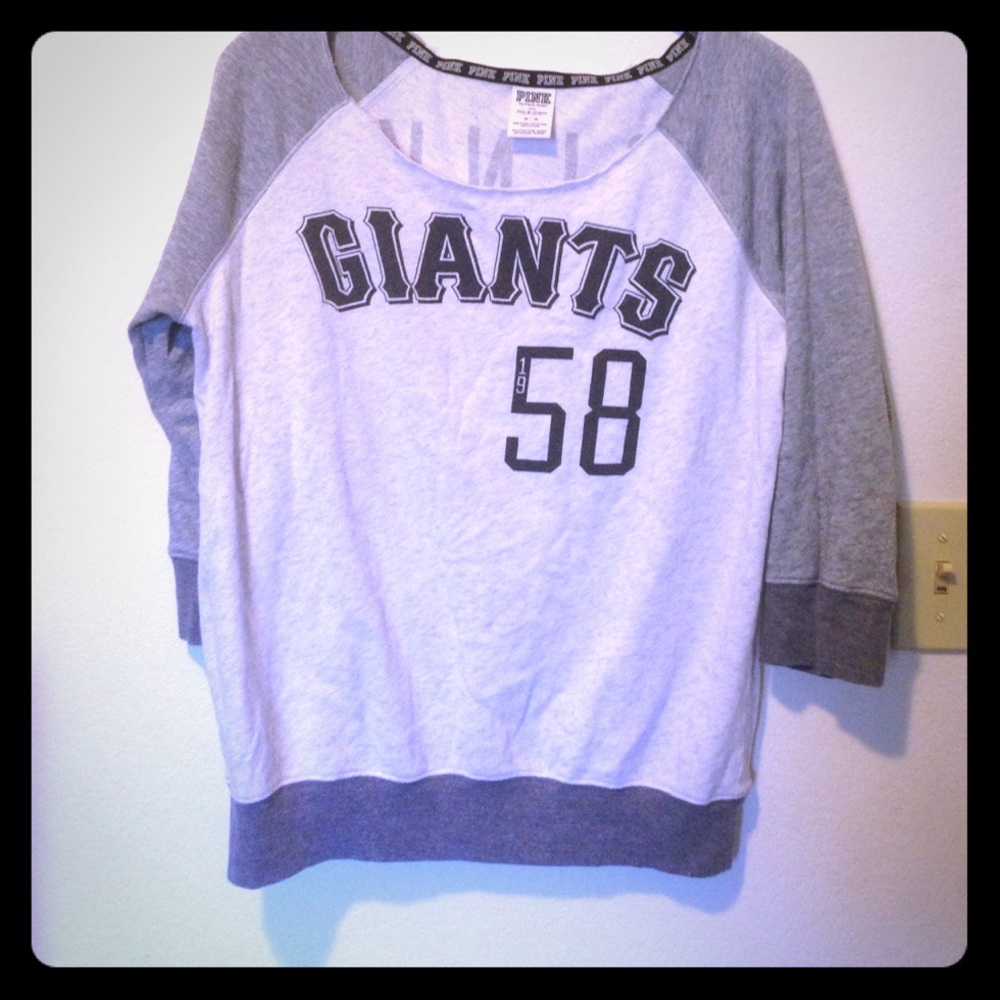 3/4th Sleeve VS Pink SF Giants