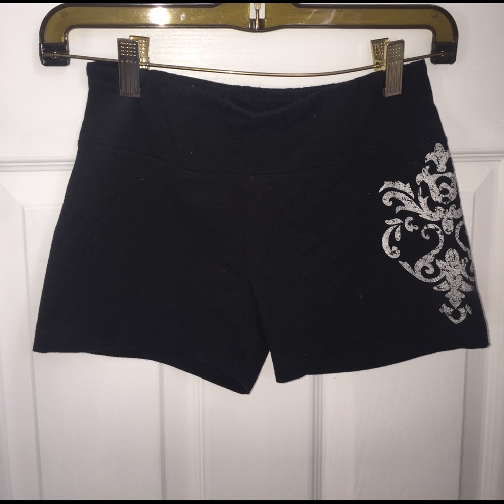 Black dance shorts