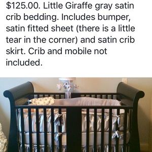 Little Giraffe crib bedding