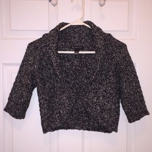 INC Black and White Sweater