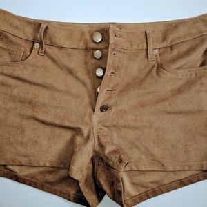 Express Suede Shorts