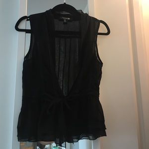 Sheer vest