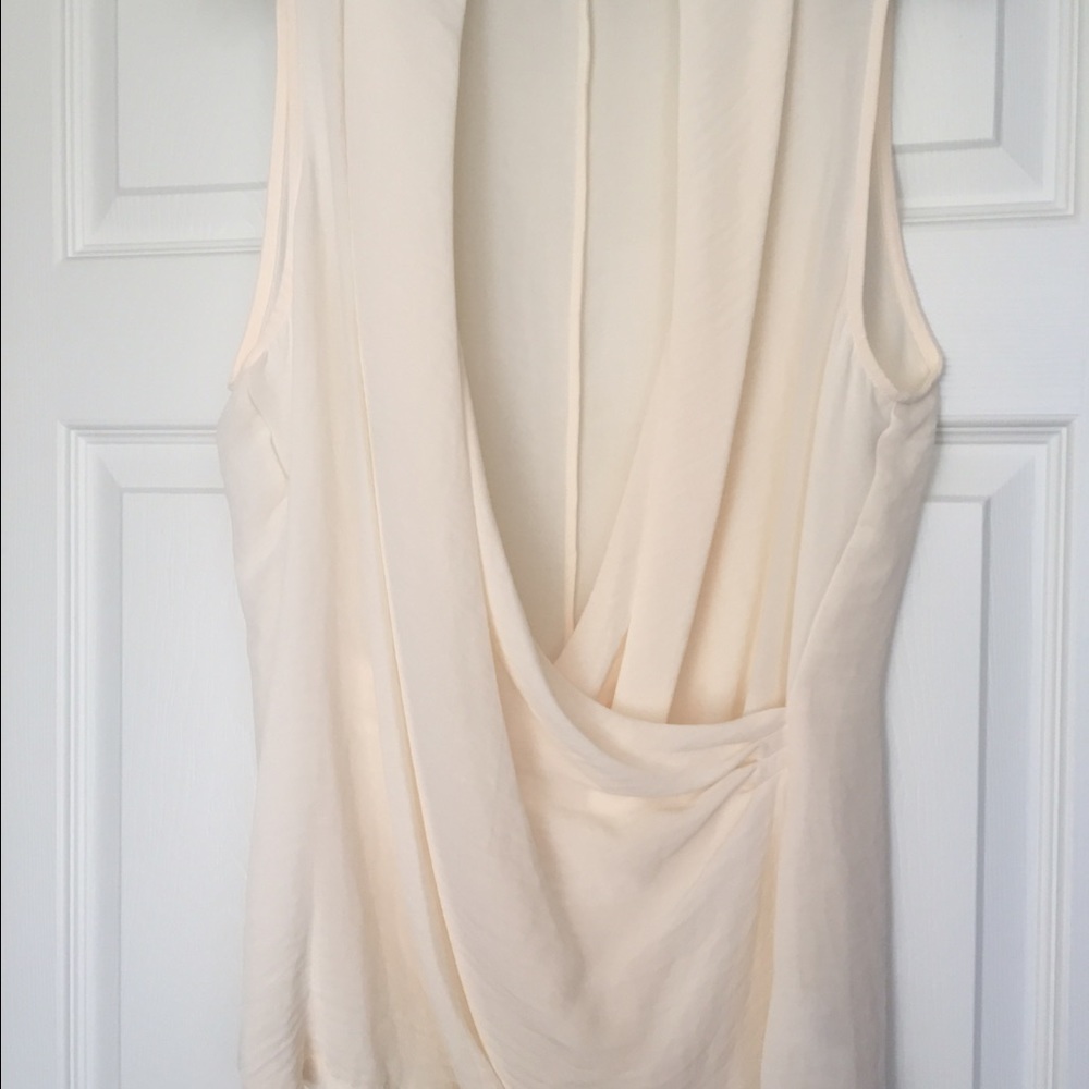 CAbi Fall 2013 Winter White Wrap Top (Style 570)