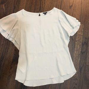 Ann Taylor Ruffle Sleeve Blouse.