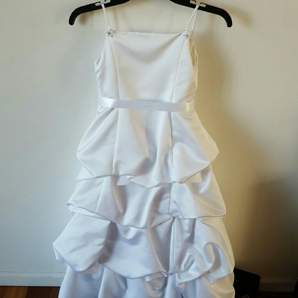 Formal Girl's White Dress