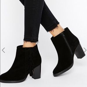 *MOVING SALE* ASOS ELLA Suede High Ankle Boots