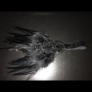 1920s feather headband