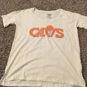 White comfy Cavs tshirt