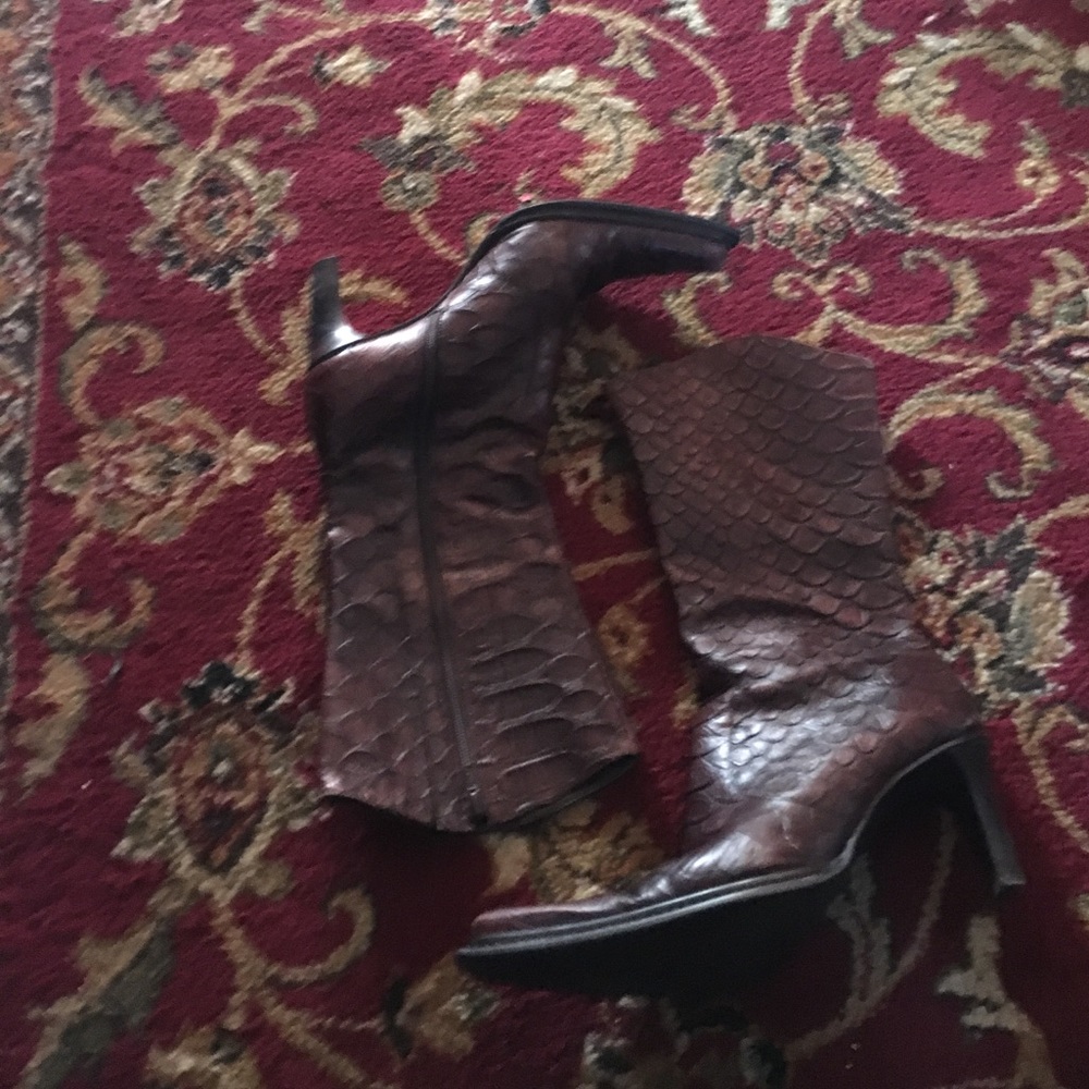 Brown - Leather Boots