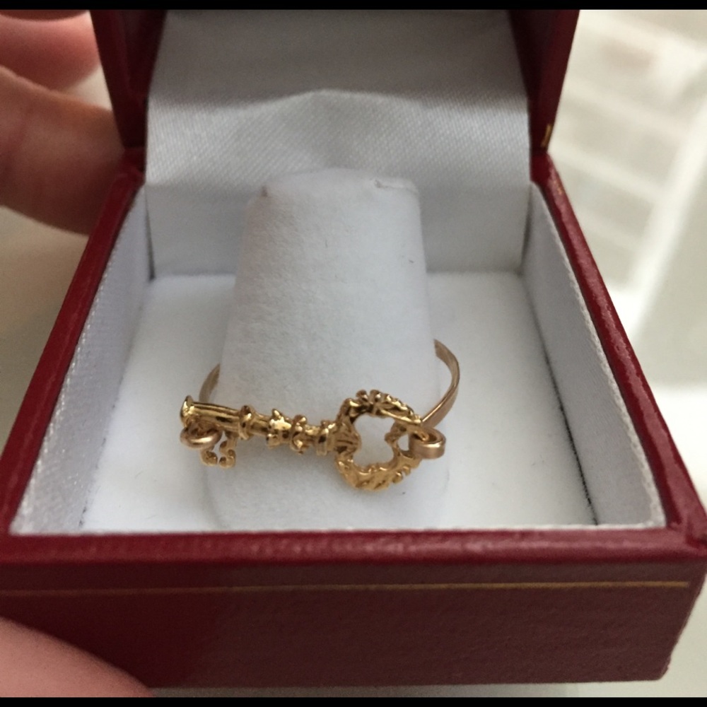 Gold Filled Key Ring size 10.5