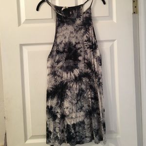 Tye dye high neck dress
