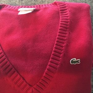 Lacoste red swather size 38